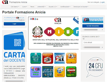 Tablet Screenshot of formazione-anicia.org